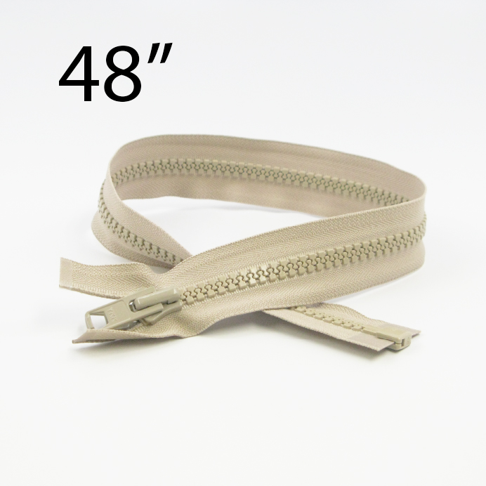 YKK® 10 Vislon® Beige U.V. Resistant Marine Separating Zipper W