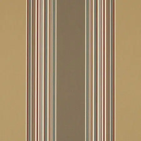 46" Sunbrella Awning Acrylic Spice/Brass Vintage