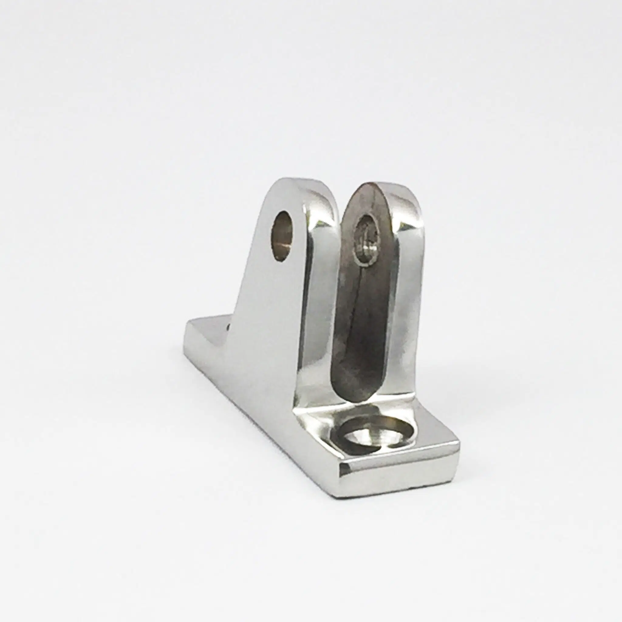 Stainless Steel 10 Degree Angled Deck Mount w/ Quick Release Pin