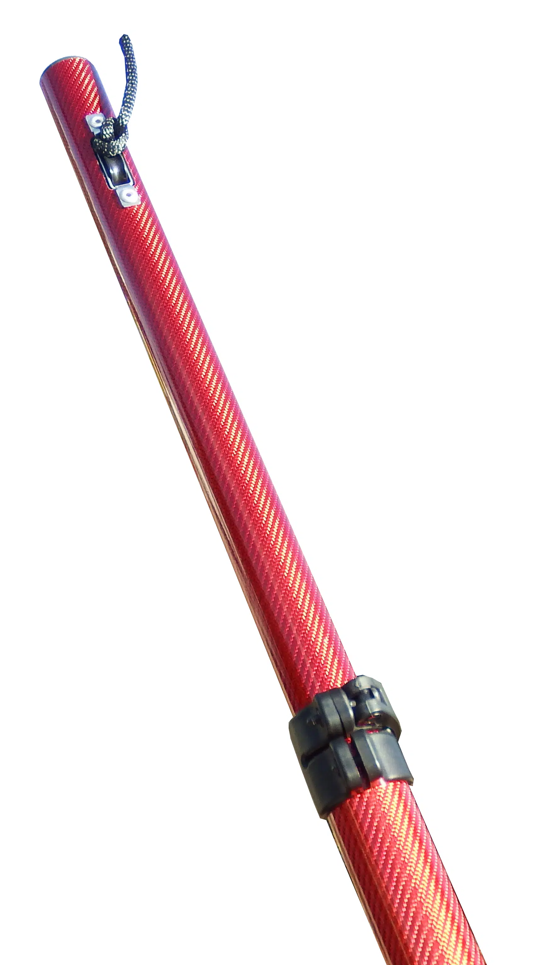 Red Carbon Fiber Shade Poles