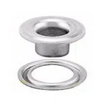 #2 3/8" Nickle Self Piercing Grommet & Washer