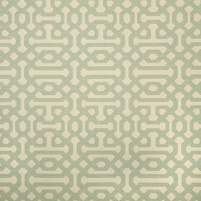 54" Sunbrella Acrylic Furniture Fabric Fretwork Mist