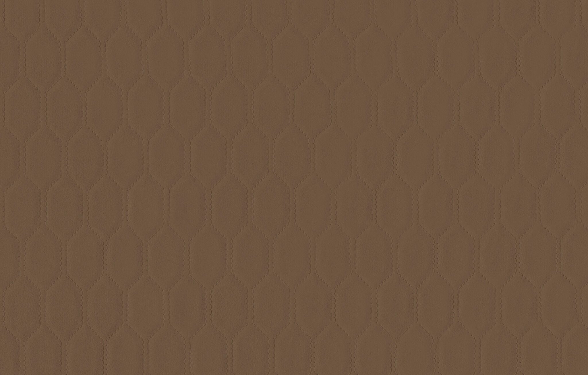 54″ Fractal Marine Cushion Vinyl Cognac